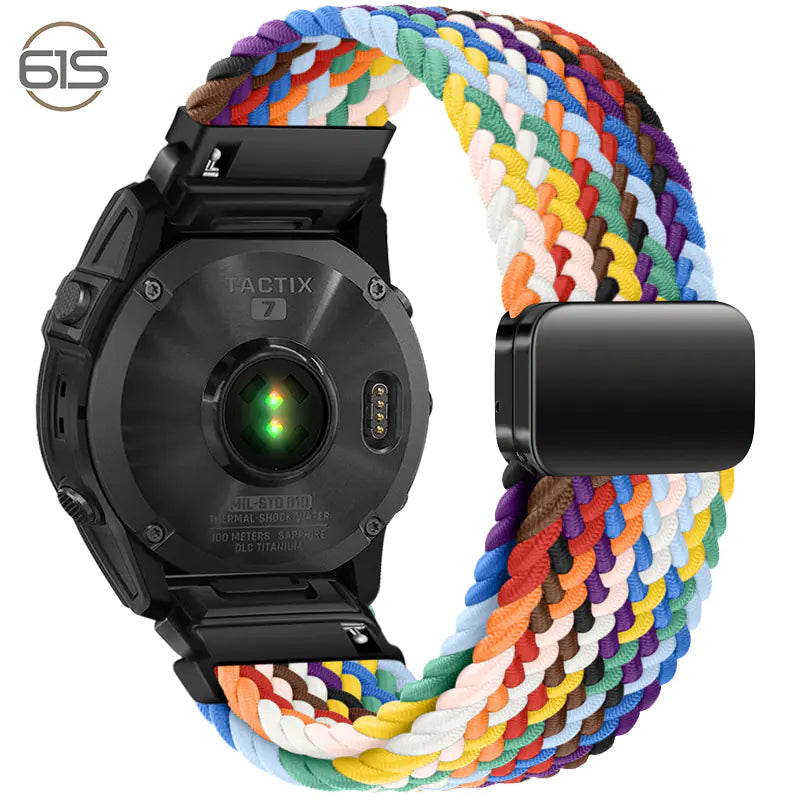 Magnetic Buckle Nylon Band For Garmin